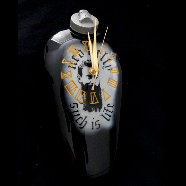 "Such is Life" Tank Clock